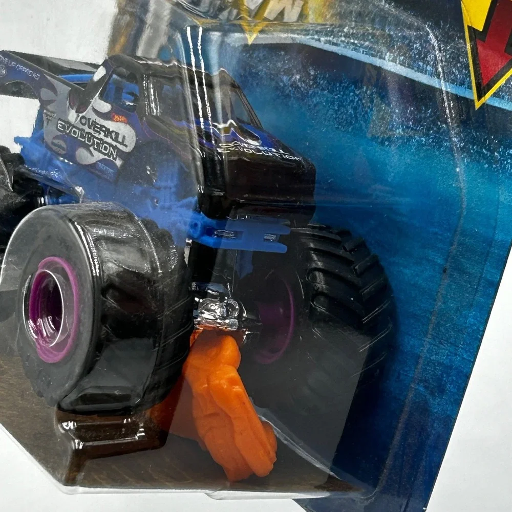 Hot Wheels Monster Jam Overkill Evolution Blue Rene Casey Autograph Storage Wars